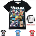 Roblox T-SHIRT för Barn storlek- 130-150 svart Black Svart 140