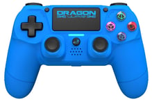 Manette De Jeu Playstation 4 / Pc Sans Fil Dragon Shock 4 Officielle Bleue. Haute Performance Ds4 Double Vibration. Pour Ps4 / Ps4 Slim / Ps4 Pro / Windows 7/8/10/11 Et Téléphone Mobile