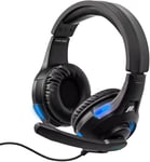 Casque De Jeu Filaire Sbs Buster 1,8 M Avec Lumières Intégrées Et Microphone Pivotant, Prise 3,5 Mm Pour Ps5, Ps4, Xbox, Nintendo Switch, Pc, Ordinateur Portable, Tablette, Smartphone.