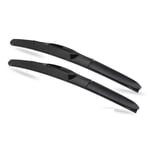 LYSHUI Car Wiper Blade Rubber Fit Hook/Push Button Arms,Fit for Fiat Idea 2004 2005 2006 2007 2008 2009 2010 2011 2012 2013