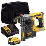 Dewalt DCH273N 18V Brushless SDS+ Hammer Drill 1 x 4.0Ah Battery Charger & Bag