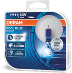 Halogenpære OSRAM COOL BLUE BOOST OFF-ROAD 12V H11 75W X2