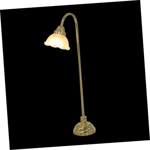 Mini golvlampa skrivbordsdekoration retro skrivbordstillbehör miniatyr möbler älvträdgårdar dekorationer dockhuslampa DIY dockhusbelysning