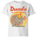 T-Shirt Enfant Flying Eléphant Vintage Dumbo Disney - Blanc - 7-8 ans