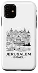 iPhone 11 Jerusalem Souvenir Israel Skyline Jewish Israeli Women Men Case