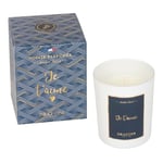 DRAEGER PARIS - Bougie blanche "Je t'aime" Parfum Ambre Sacré - Idée Cadeau Déco - Pot en verre- Made in France - 100% Cire Végétale