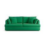 Habitat Holmfirth Fabric 3 Seater Sofa Bed - Emerald Green