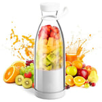 Portabel Mixer - Bärbar Uppladdningsbar Smoothie Blender Vit vit