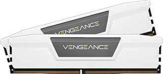 CORSAIR VENGEANCE DDR5 RAM 32GB (2x16GB) 6400MHz CL32 Intel XMP iCUE Compatible Computer Memory - White (CMK32GX5M2B6400C32W)