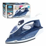 Quest 2200W Handheld Professional Steam Iron Non Stick Soleplate Self Cleaning B
