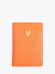 Caroline Gardner Heart Passport Holder, Orange