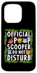 Coque pour iPhone 15 Pro Official Poop Scooper - Do Not Disturb Zookeeper