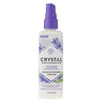 Mineral Deodorant Body Spray Lavender & White Tea 4 oz By Crystal