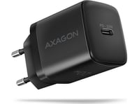 Axagon Axagon Acu-Pd20, 20W Nätladdare, 1X Usb-C-Port, Pd3.0/Pps/Qc4+/Afc/Apple, Svart