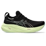 Asics Gel-Nimbus 26 Dame Black/Cool Matcha, US W 9 | 40.5