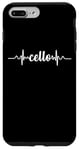 Coque pour iPhone 7 Plus/8 Plus Cello Heartbeat ECG Violoncello Cellists & String Virtuosos