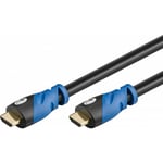 Goobay - 72318 HDMI-Kabel 2 m hdmi Typ a Standard Schwarz - Cable - Digital/Display/Video