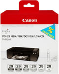 CANON Encre PGI-29 Multipack MBK/PBK/DGY/GY/LGY/CO