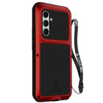 Coque Love Mei pour Samsung A54 5G Intégrale Antichoc Antichute Etanche Rouge