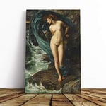 Big Box Art Canvas Print Wall Art Sir Edward John Poynter Sacrifice to The Sea | Mounted & Stretched Box Frame Picture | Home Decor for Kitchen, Living Room, Bedroom, Hallway, Multi-Colour, 30x20 Inch