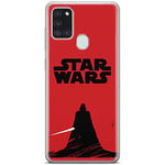 ERT GROUP mobile phone case for Samsung A21s original and officially Licensed Star Wars pattern Darth Vader 015 optimally adapted to the shape of the mobile phone, case made of TPU