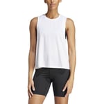 adidas Femme Studio Tank Top, White/Grey Two, XXL