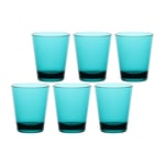 8018594614994 ROSE&TULIPANI FIABA Set of 6 Acrylic Glasses 440 ml, Turquoise