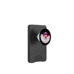 Disney Alice in Wonderland Cheshire Cat Grin Black PopSockets PopWallet pour MagSafe