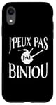 Coque pour iPhone XR Bretagne Je peux pas j'ai Biniou Idée cadeau Humour Breton