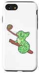 Coque pour iPhone SE (2020) / 7 / 8 caméléon enfant reptile amphibien zoo enfant