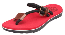 SK Studio Mens Flip Flop Sandal Comfort Casual Thong Sandals Outdoor Style 2 Red A UK 5