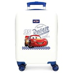 Disney Joumma Bags, Cars RD Trip, Valise Cabine, Valise pour Enfant, fabriquée en ABS, matériau Rigide et léger, Roues Doubles de Rotation multidirectionnelle, Fermeture à Combinaison latérale.,