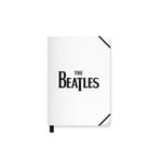 BEATLES - A6 Notebook Softcover - The  Logo White - New Notebook - T600z