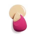 3INA MAKEUP - The Blender Sponge - Rose Intense - Éponge de mélange de maquillage - Mélangeur de liquide crème poudre - Couverture parfaite - Utilisation humide et sèche - Vegan - Cruelty Free