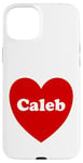 iPhone 15 Plus I Love Caleb Heart Cute Caleb Name Birthday Case