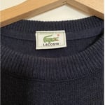 Pull Lacoste  Pull LACOSTE col rond bleu marine