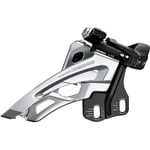 Shimano Deore MTB FD-M6000 Front Derailleur 3x10-speed Side Swing direct mounting deep black/silver 2018 Mountain Bike Front derailleur