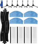 Kit Accessoires Compatible Avec Tikom G8000, G8000 Pro, Honiture G20, G20 Pro, Laresar Evol 3,Pièces De Rechange, Brosses Principales,6 Brosses Latérales,4 Filtres,4 Lingette Serpillière