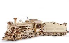 ROWOOD Puzzle 3D Bois Maquette Voiture en Bois a Construire Adulte - Locomotives à Vapeur Construction Bois Modelisme Maquette Adulte - Puzzle en Bois Kit Cadeaux pour Adultes Et Adolescents