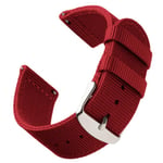 Bofink® Nordic Nylon Strap för TicWatch E - Röd