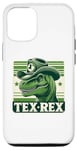 Coque pour iPhone 12/12 Pro Texas T-Rex Dino, Tex Rex, citations amusantes du Texas