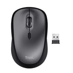 Trust Yvi+ Silent Wireless Mouse, Sustainable Design, 800-1600 DPI, For Left and