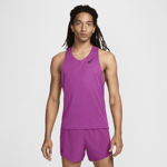 Nike Men's Dri-fit Adv Running Vest Aeroswift Juoksuvaatteet HOT FUCHSIA/BLACK