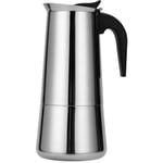 Sollbry - Cafetière italienne 12 tasses en acier inoxydable compatible tous types de feux 12 tasses