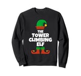 I'm The Tower Climbing Elf Family Pajama Christmas Climber Sweatshirt