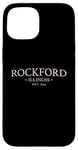 Coque pour iPhone 15 Rockford IL - Simple Rockford IL