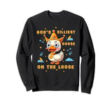 Gods Silliest Goose On The-Loose Costume For Kids Cartoon Sweatshirt