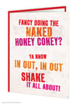 *SALE* Funny Valentines Day Card For Him Her Cheeky 'Hokey Cokey' Joke Humour