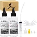 2X 100Ml Kit De Nettoyage Des Têtes D'Impression Avec Seringues 5 Ml Nettoyeur De Buse Pour Epson Hp Canon Brother Inkjet Imprimante Kit De Nettoyage De La Tête Solution 200 Ml[DYJ074736]