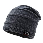 ZCZWQ Le Nouvel Automne et l'hiver Bonnet de Laine Chaude de Velours chenillé Chapeau tricoté Hommes (Color : 2)